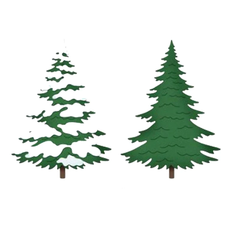 

Snowy Tree Metal Cutting Dies Scrapbooking craft Dies cuts thin paper emboss card make stencil 8.4X8.3CM