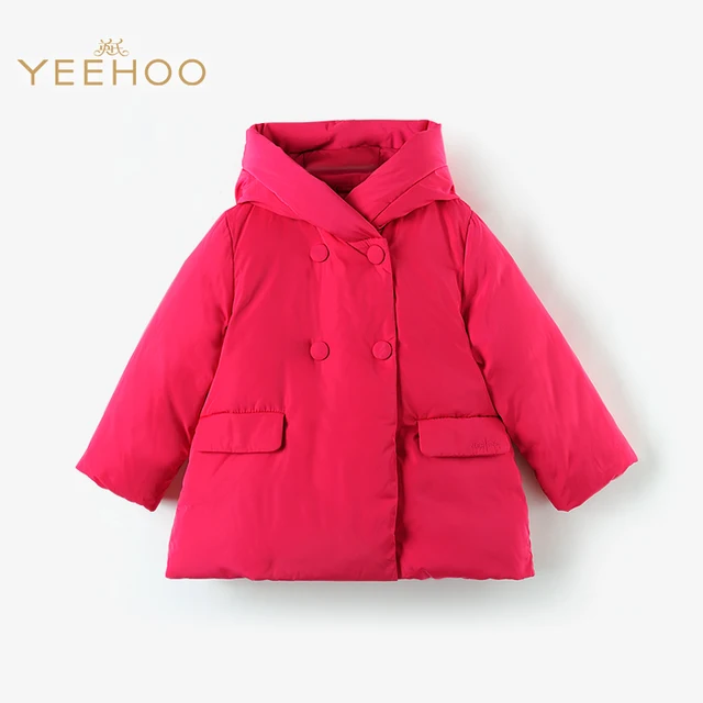 Cheap Girl down service 90 white duck down baby warm down jacket baby red feather clothing infant snowsuit children's winter jackets