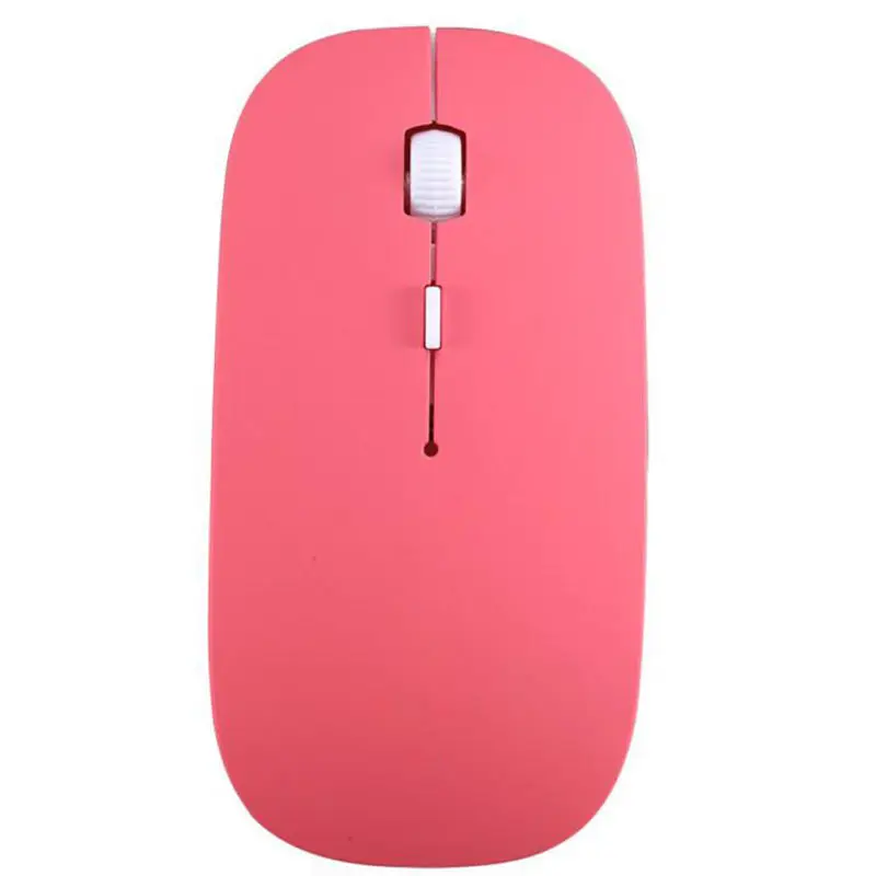 USB Беспроводная мышь компьютерная мышь 4 кнопки 2400 dpi 4 кнопки оптическая USB Беспроводная игровая мышь Мыши для ПК ноутбука - Цвет: Pink