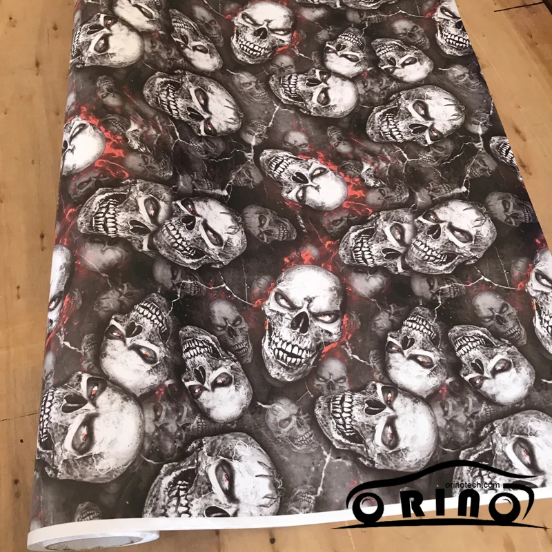 Skull Stickerbomb Vinyl Film-2