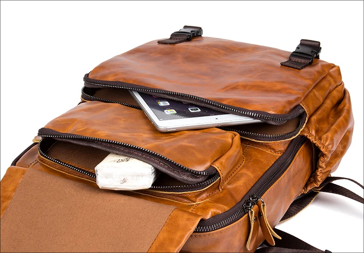 Брендовый мужской рюкзак из натуральной кожи, дизайнерский школьный рюкзак для студентов, винтажный мягкий рюкзак из коровьей кожи для ноутбука, сумка на плечо для компьютера, bolsa