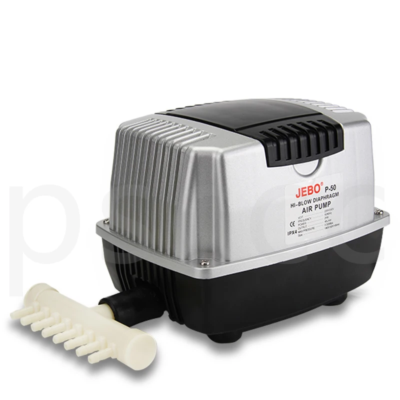 

75W 100L/min Koi fish pond, seafood pond, fish pond oxygen exploding machine . High power turbocharger.ECO air pump P-100