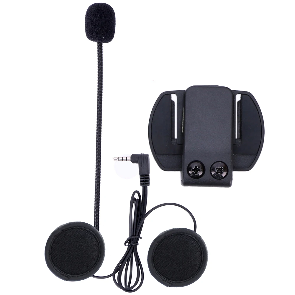 Microphone Earphone Metal Clip Bracket ONLY Suit for V4 V6 Motorcycle Helmet Bluetooth Headset Interphone