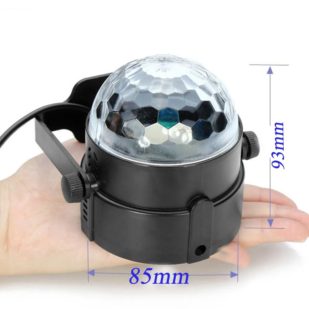 Прямая поставка RGB Цвет изменение звук Активизированный Кристалл Волшебный шар