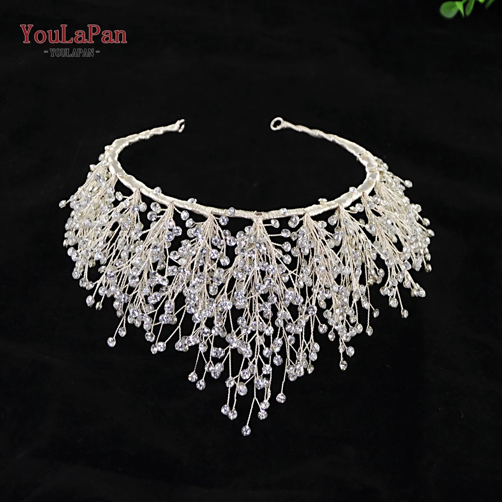 

YouLaPan HP193-S FG Wedding bridal accessories Wedding headdresses for girlfriend Rhinestone bride headband Best selling