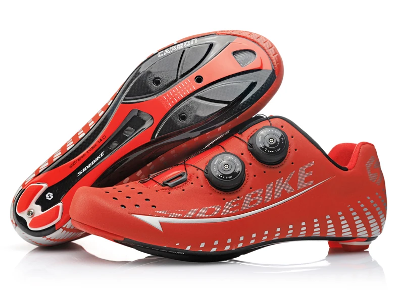 Sidebike 3M Reflectiv Carbon Ultralight Cycling Shoes self-Locking Racing Bike Shoes Road Bike Athletic Riding Shoes Ciclismo