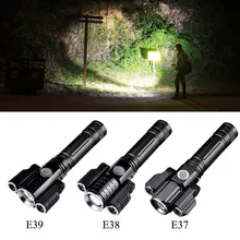 Инструмент для выживания на открытом воздухе, алюминиевый сплав, водонепроницаемый светильник-вспышка, многоцелевой светильник с тремя головками, в форме самолета, Lanterna