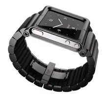 New Metal Aluminum Wrist Watch Band for Apple iPod Nano 6 Case 6th Generation iwatchz Classic Relojes Strap Bracelet Cover Bags