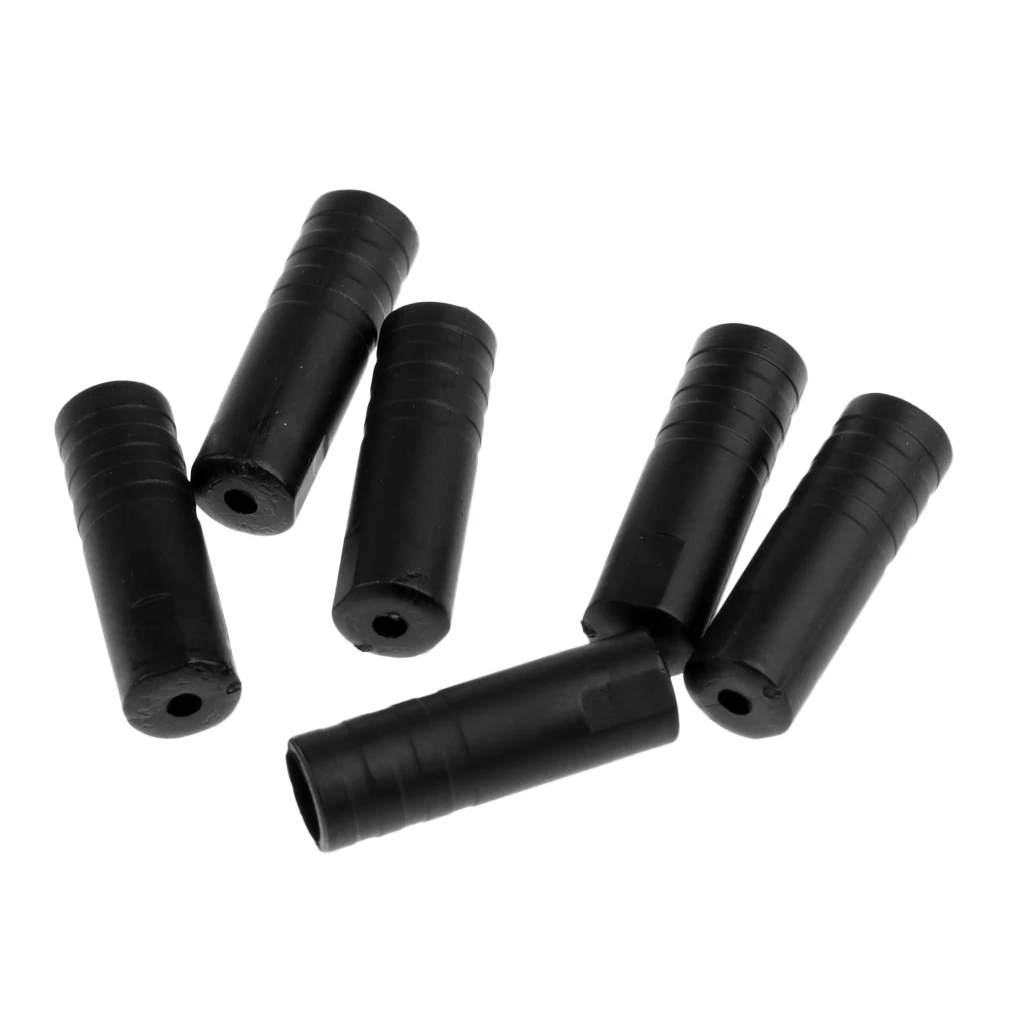 Soft High Carbon Steel + PVC Bike Shifter Derailleur Cable Line Housing Tube Pipe & 6pcs End Cap Tube Tip Blue
