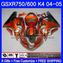 Средства ухода за кожей для SUZUKI GSXR 750 GSX R750 K4 GSXR 600 04 05 GSX-R600 4HM. 22 orange GSXR-750 GSXR600 04 05 GSXR750 2004 2005 обтекатель