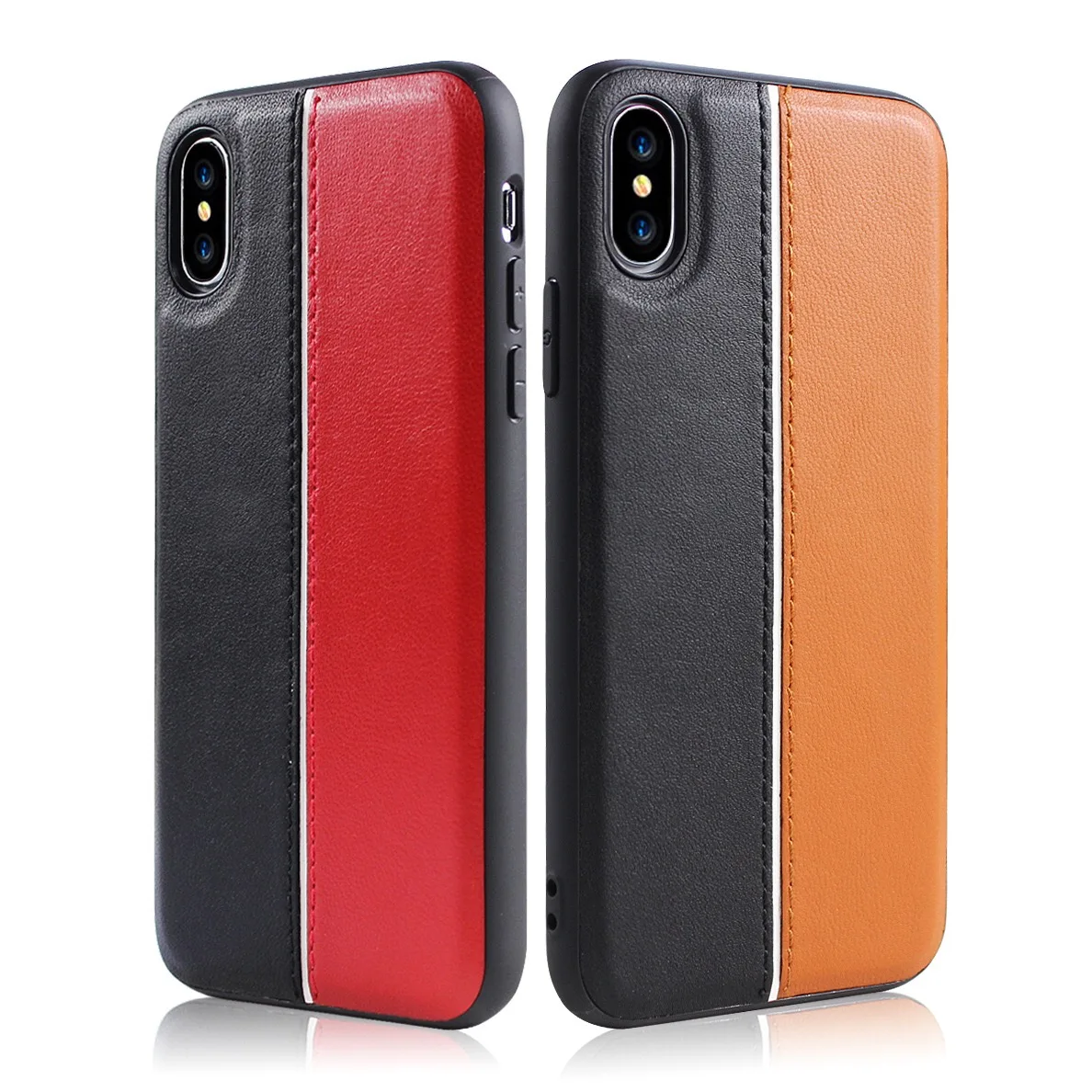 

Cooldeal Leather Case For iPhone 6 6S Plus 7 Plus 8 Plus X XS MAX XR Mobile Phone Cases Simplicity Fashion leather Back Cover