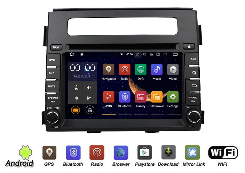 Flash Deal YESSUN Android Radio Car DVD Player For KIA Soul 2011~2013 Stereo Radio Multimedia GPS Navigation With WIFI Bluetooth AM/FM 1