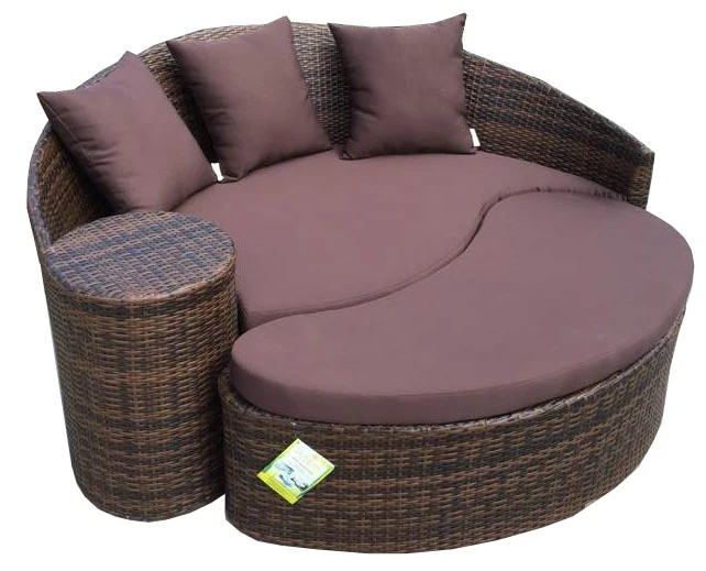 Hotel Poly Pe Rattan Gartenmobel Strand Mobel Sonne Moderne Welle Bett Beach Furniture Rattan Outdoor Bedoutdoor Furniture Bed Aliexpress