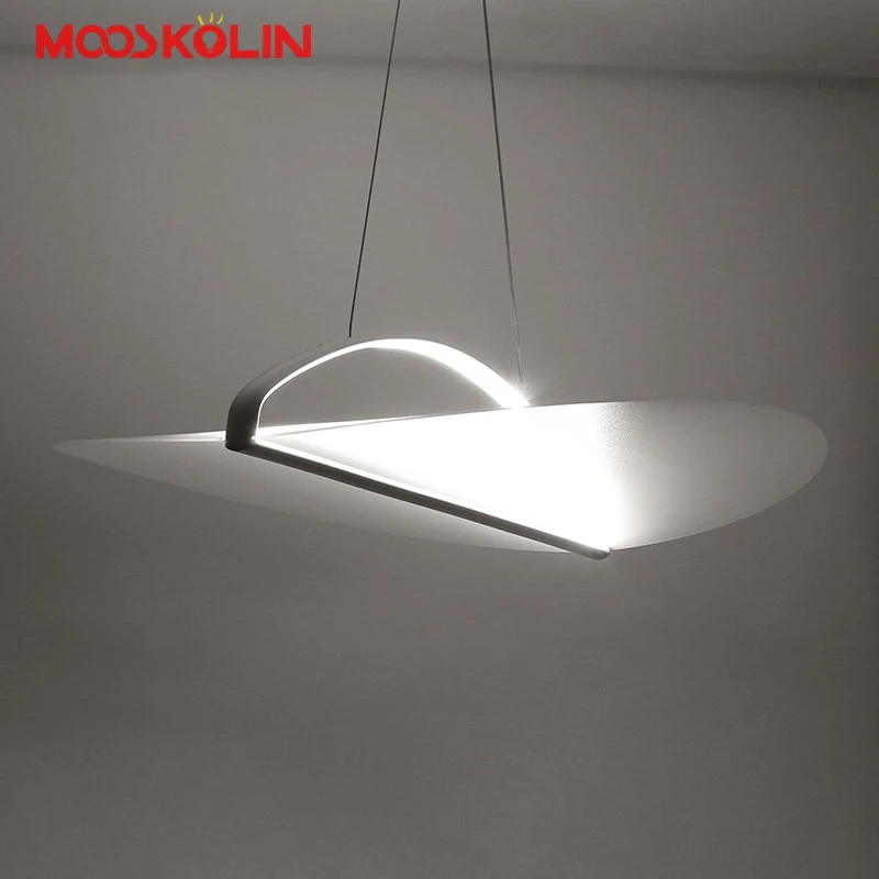 

New Modern LED Pendant Lights Nordic Art Restaurant Pendant Lamps 42/60CM Dining-room Hanglamp Lamparas Home Decoration Lighting