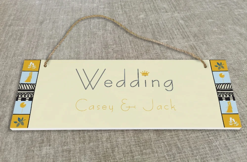 

Personalized Outdoor Wedding Reception & Ceremony Decoration Directional Signs wedding sign board simple SB023H