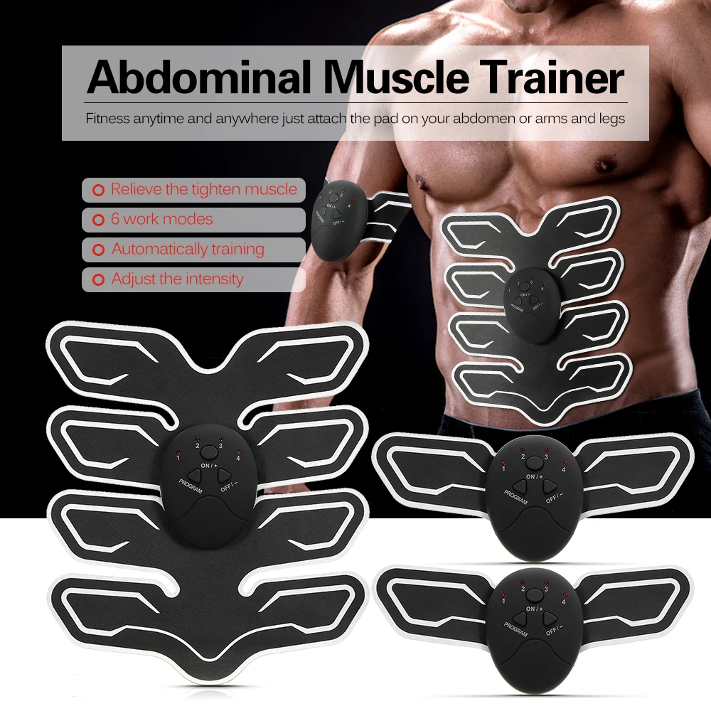 

Smart Fitness Muscle Stimulator Abdominal Tool Exercise Abdominal Fitness Training Toning Gear Workout Muscle Training Device