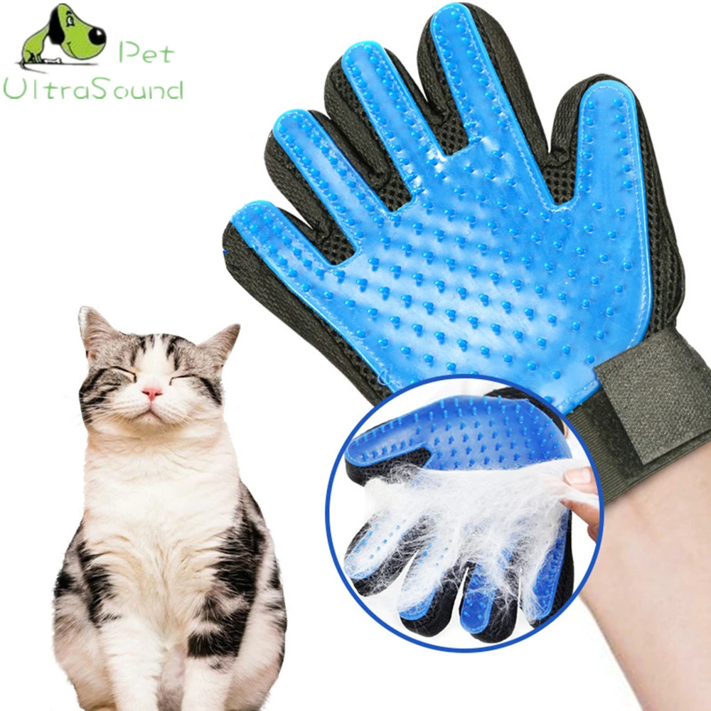 cat washing gloves