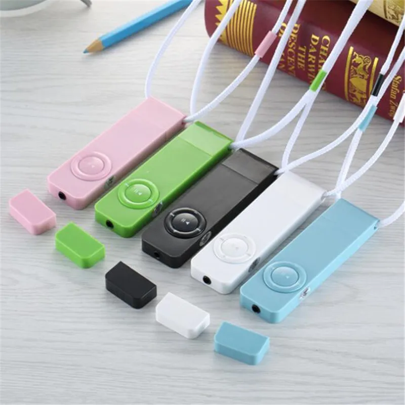 

Mp3 Player Portable Strip Sport Lossless Sound Mini Mp3 Support Micro TF Card Media Players USB port