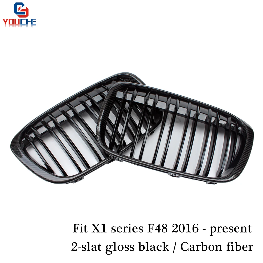 Передняя решетка для радиатора X1 F48 из углеродного волокна сменная BMW Series 5 door SUV 2016