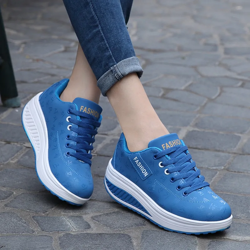 

women casual flats lace-up fashion female shoes solid Sneakers