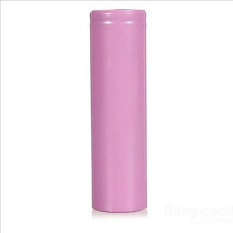 2pcs/lot PINK 18650 Battery 100 Authentic 2600mAh High quality Li ion Rechargeable battery 3.7V