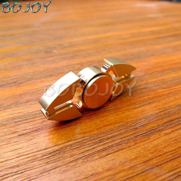 EDC finger spinner Tri-Spinner с узором «непоседы», ручной Спиннер, медный фиджет, Спиннер, металлические взрослые с синдромом СДВГ, детские развивающие игрушки