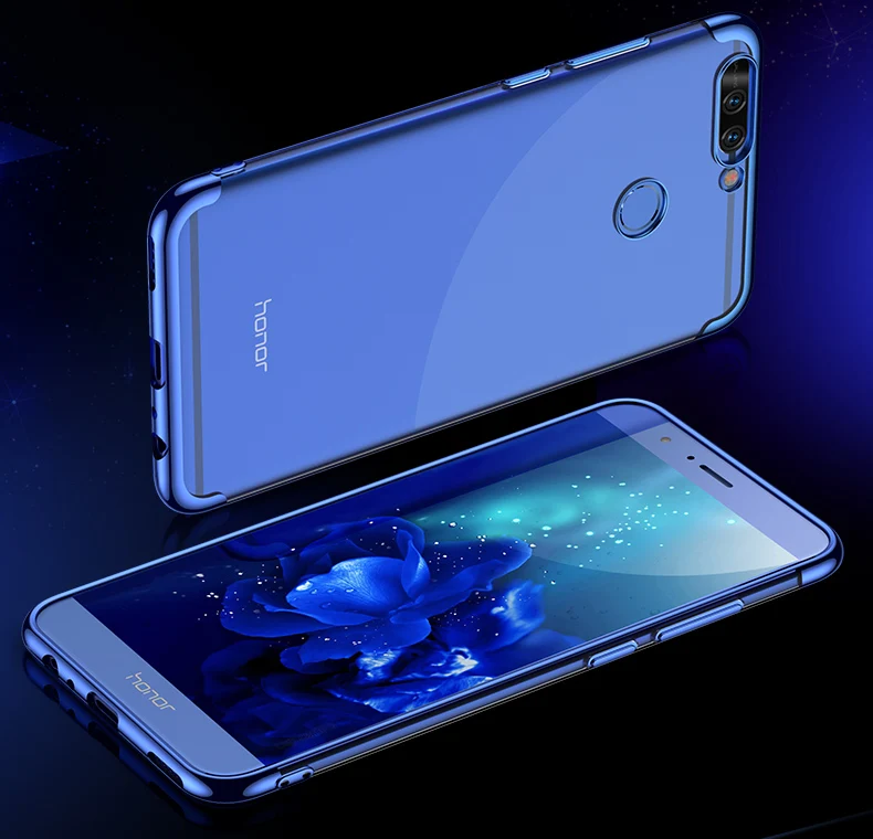 Чехол MAKAVO для huawei Honor 8 Pro, Роскошный чехол с лазерным покрытием, Прозрачный мягкий силиконовый чехол для телефона s для Honor 8 Pro