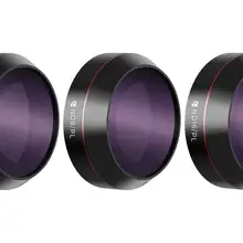 Гибридные фильтры для объективов камеры Freewell ND4/PL, ND/8PL, ND16/PL, 3 шт. в упаковке, совместимые с DJI Mavic Pro/Platinum/Alpine White