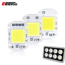 EeeToo Светодиодный прожектор светильник Точечный светильник COB Чип лампы AC 220V SMD 20W 30W 50W Светодиодный отражатель уличный светильник на открытом воздухе Водонепроницаемый светильник Инж