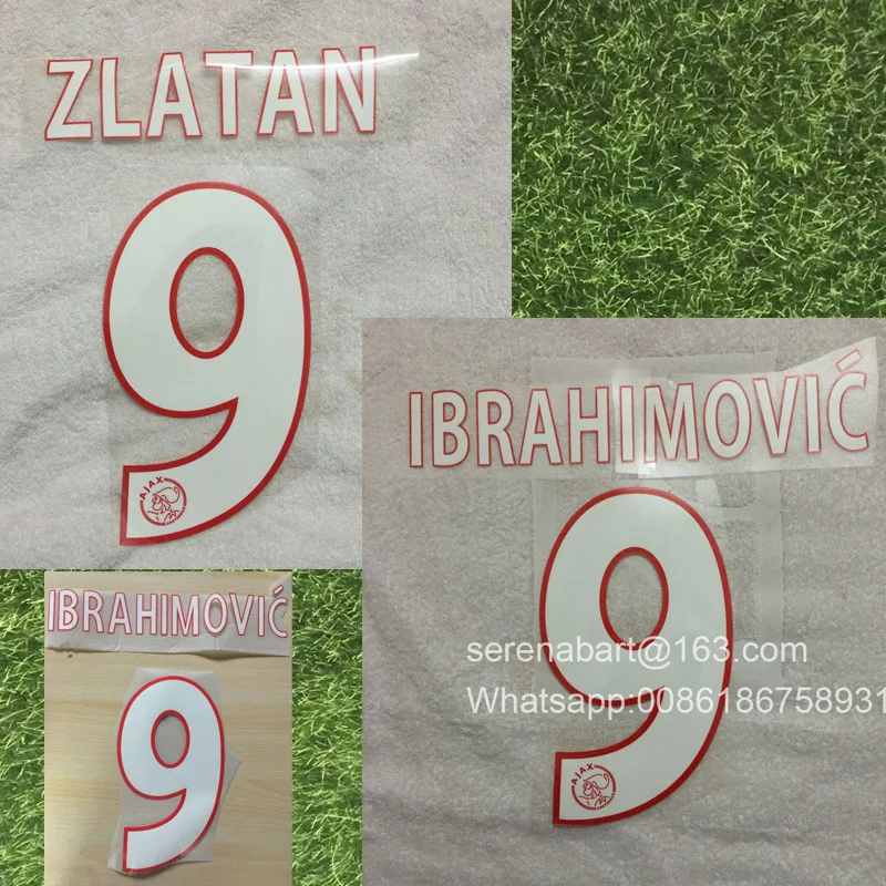 

Zlatan Ibrahimovic Nameset Can Customize Nameset Diy Any Name Number Printing