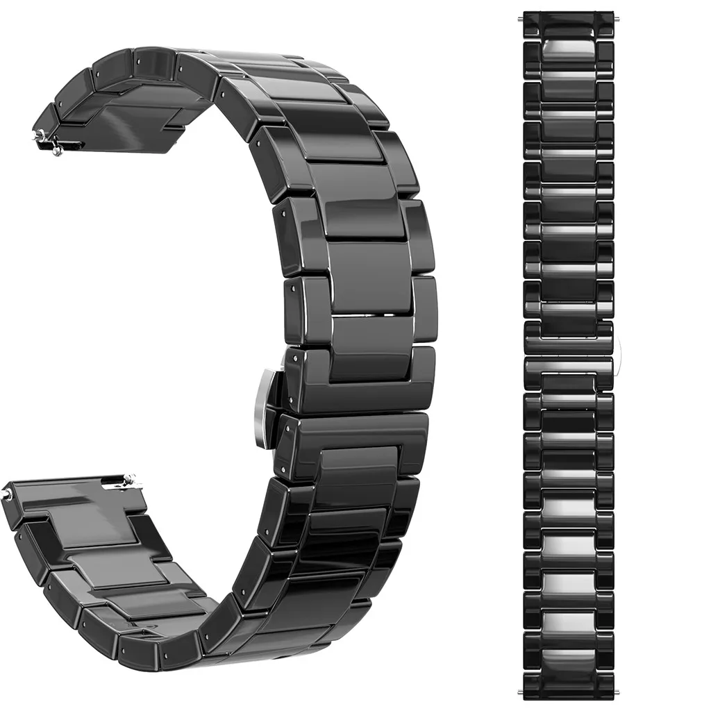 Смарт часы Smartband ремешок керамический быстросъемный для Samsung Galaxy 42 мм/Активный 40
