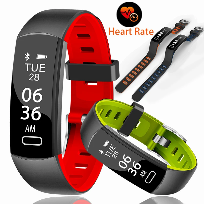 

BANGWEI 2019 New Smart Watch Men waterproof Sport Wristband Heart rate Monitor LED Display call Reminder control music player