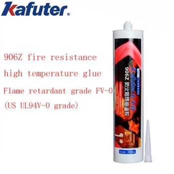

kafuter 906Z fire retardant high temperature adhesive fire door ventilation pipe flame retardant sealant 300ml