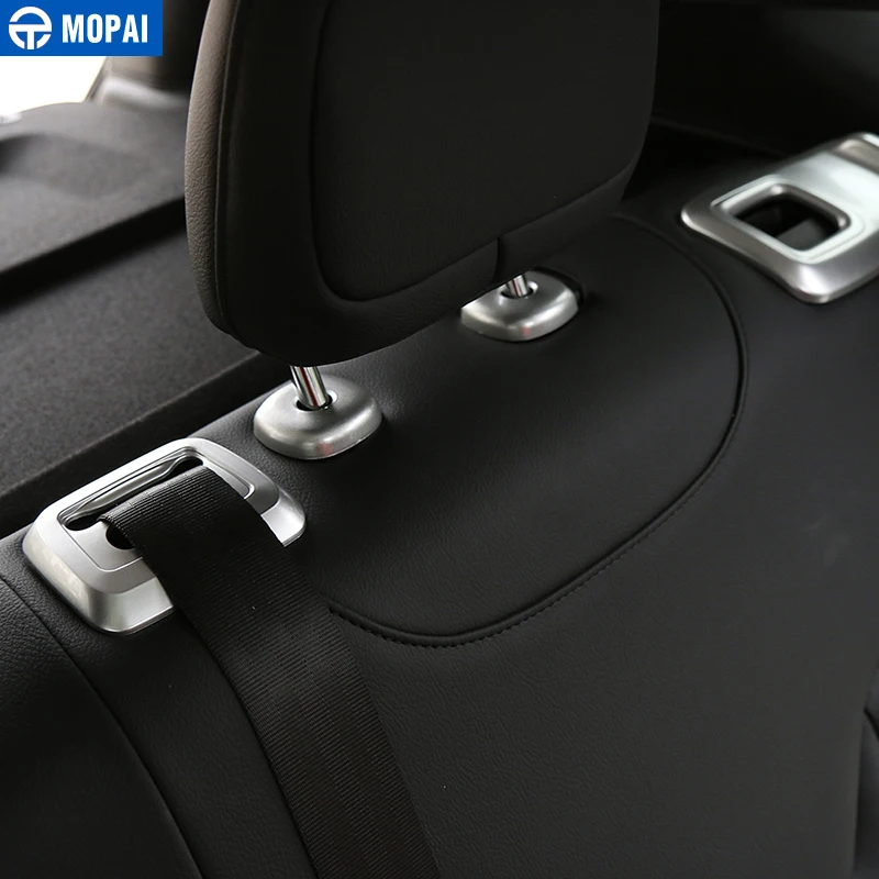 MOPAI ABS Автомобильный интерьер заднего сиденья ремень регулировки украшения крышки наклейки для Jeep Renegade- автомобильные аксессуары стиль