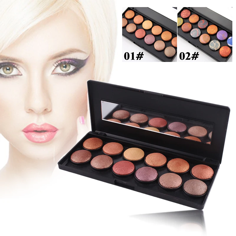 

12 Colors Makeup Eyeshadow Palette Matte and Shimmer Colorful Eye Shadow Powder Makeup Set Professional Cosmetics Easywear TSLM1