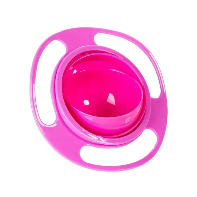 

Children Universal 360 Rotate Spill-Proof Bowl Dishes Kid Baby Avoid Food Spilling Feeding Bowls Practical Dinnerware Tableware