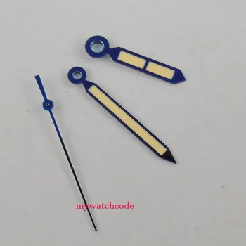 

blue edge orange watch hands for Miyota 8205 8215 821A mingzhu 2813 movement