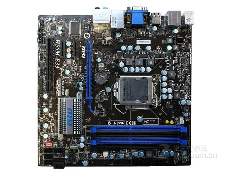 original motherboard For MSI H55M E33 LGA 1156 DDR3 boards For I3 I5 I7 CPU 16GB
