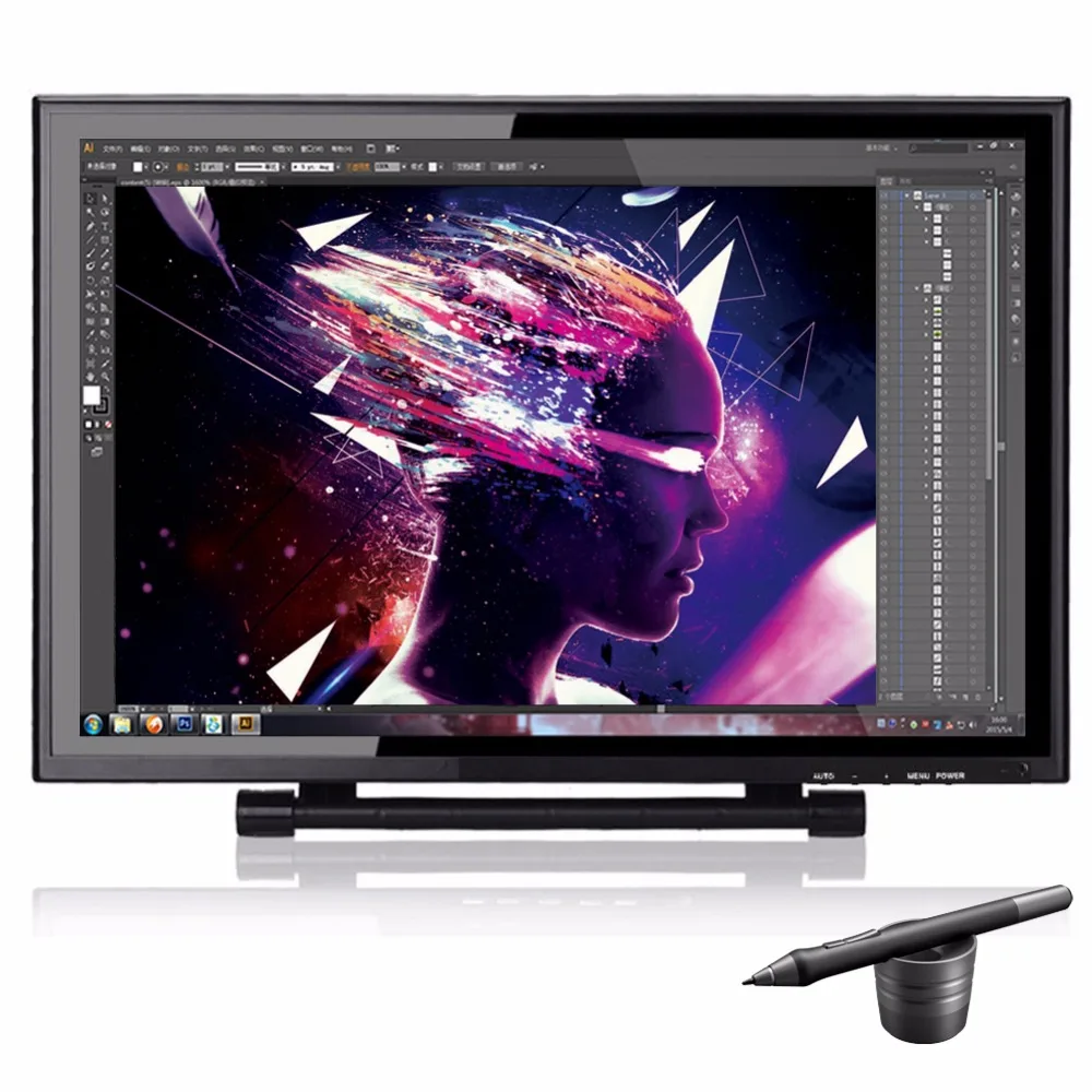21.5 Inch Graphic Drawing Tablet Monitor LED Pen Display