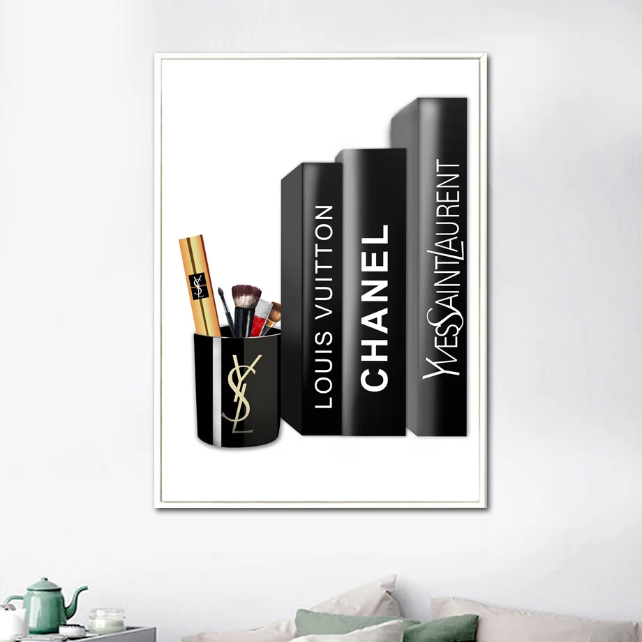 

Modern Fashion Makeup Nordic Poster Wall Art Canvas Painting Picture Posters Flowers Wall Pictures For Living Room Unframed
