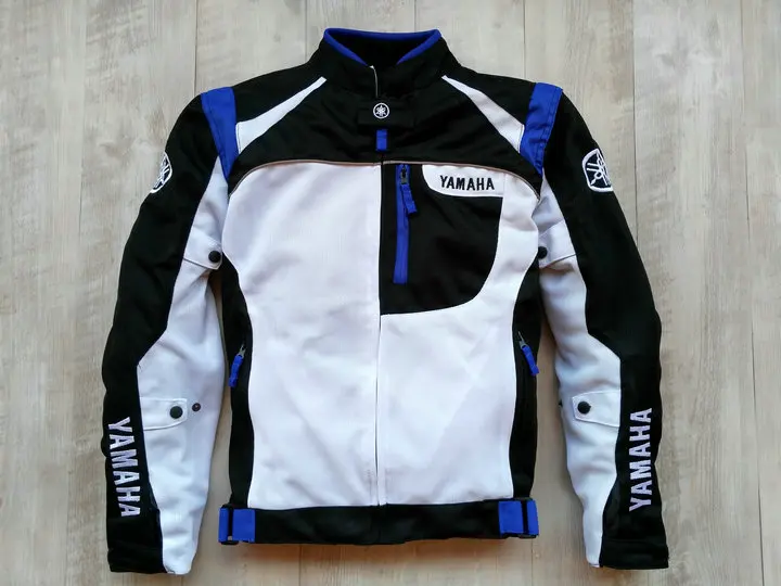

2018 Summer MotoGP Racing Jacket With Protector For YAMAHA M1 Team Motocross Motorcycle Clothing Windproof waterproof Jacket