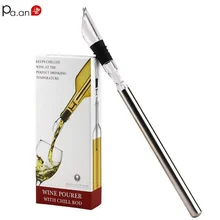 3в1 вино Pourer стальной аэраторный Графин для вина пробка бар инструменты бармена пробка для винной бутылки аксессуары Chill Stick