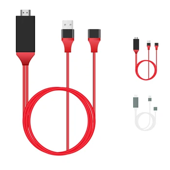 

Wire Tablets AV Adapter Line Accessories High Speed HD Plug And Play Phone To TV Smart HDMI Cable 1080P For IPhone 6 7 8 X