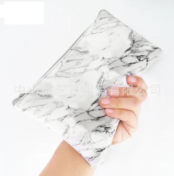 

by dhl 200pcs Marbling PU Brush Makeup Bag Zipper Handbag Pouch Beauty Make Up Brush Holde Cosmetics Storage Bag Makeup Tool new
