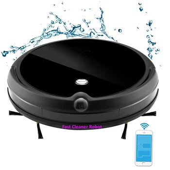 

Free to Turkey New Arrival Robot Vacuum Cleaner With Camera ,Smartphone Control,Water tank ,Mapping Gryoscope,Smart Memory
