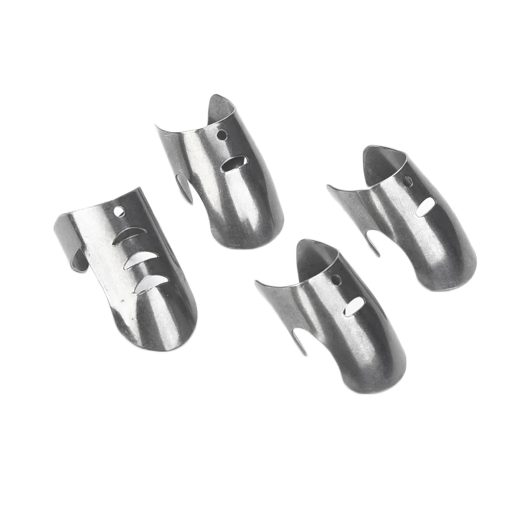 

4pcs Finger Protectors Peanut Sheller Vegetable Nuts Peeling Finger Guard Kitchen Cutting Protection Tools