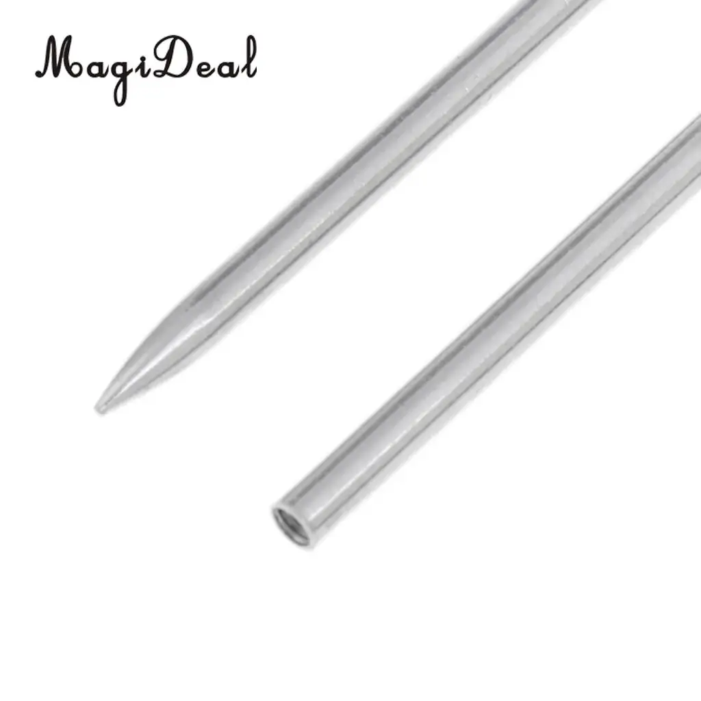 2 Pieces Stainless Steel Paracord Fid Lacing Stitching Needles Paracord Bracelet Braiding Weaving Tool for Climbing Fishing