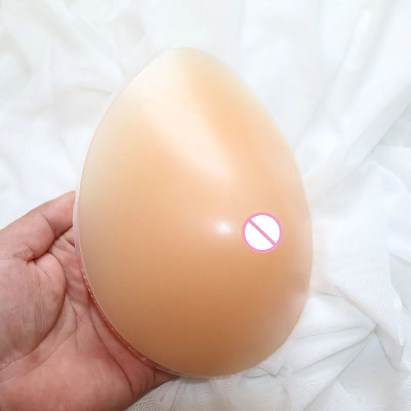 

1pair 900g C Cup Transparent Artificial Silicone Breast Forms Fake Boobs Tits Silicome Gel Bra Pad Invisible Insert Bust Pads