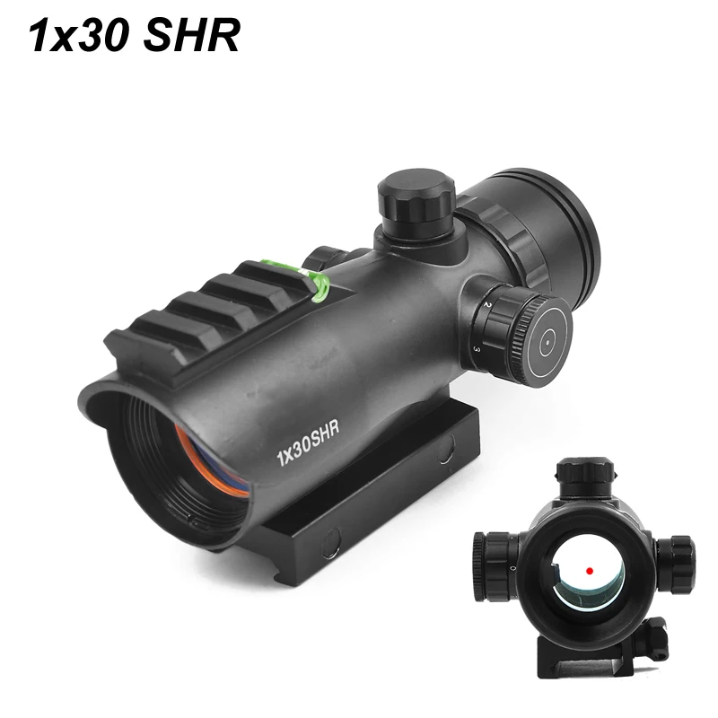 

1x30 ACOG Tactical Adjustable Reflex Red Dot with Bubble Level for Hunting Sniper