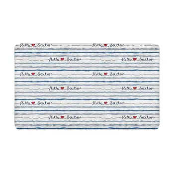 

Nautical Navy Print Anti-slip Door Mat Home Decor Indoor Entrance Doormat